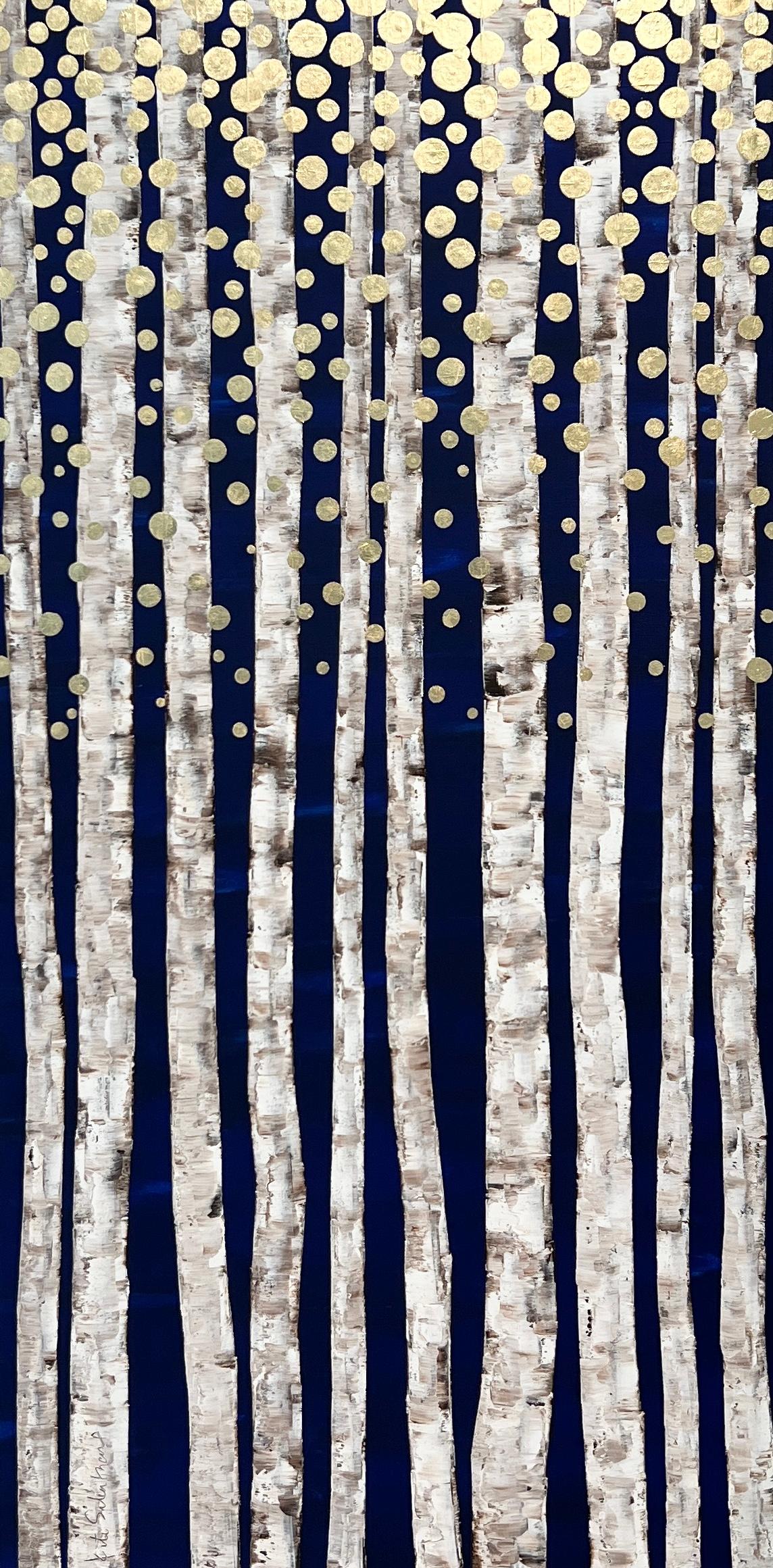 Heure de la nuit 5053 - Mixed Media Art de Kate Salenfriend