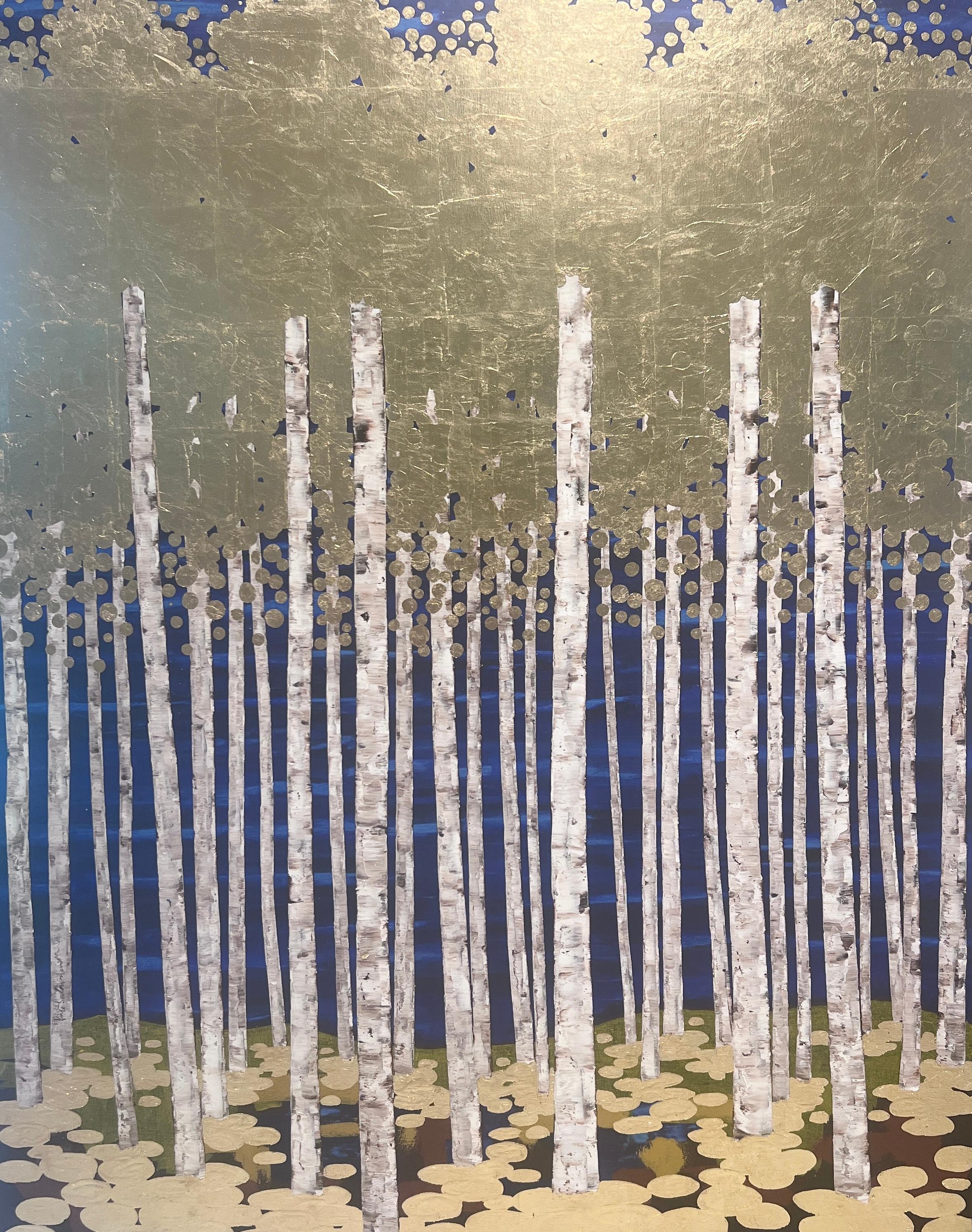 Kate Salenfriend Landscape Painting - Secret 5036