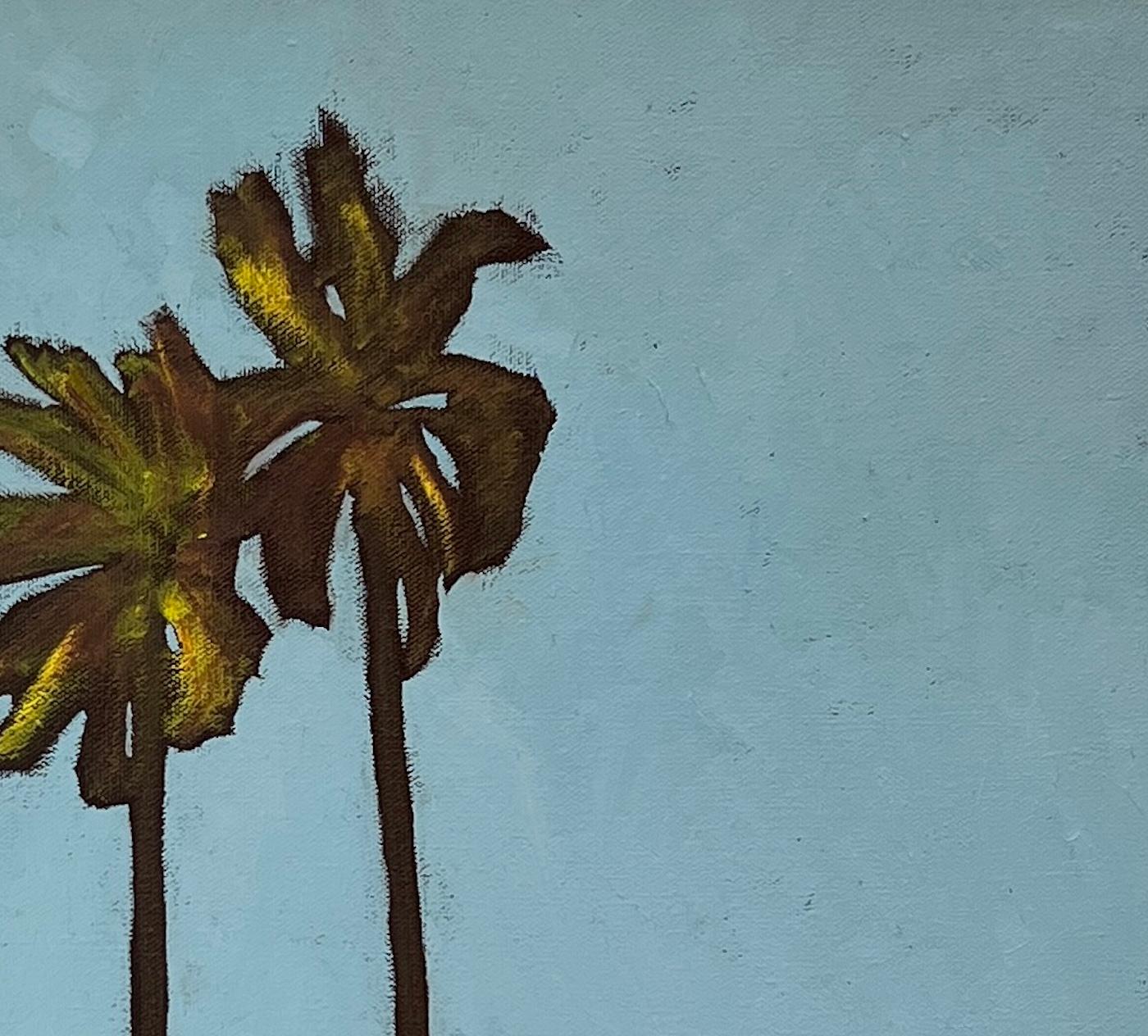 Tre Palme III 4974 - Painting Contemporaneo di Kate Salenfriend