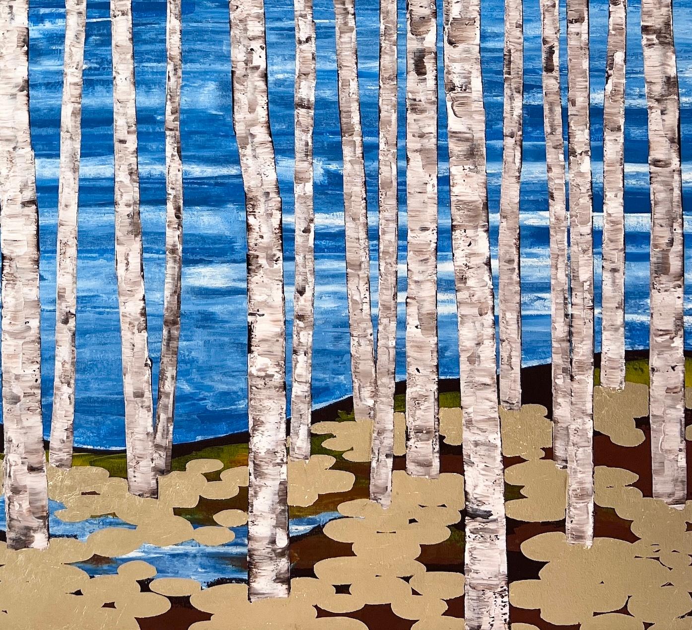 Sempre 4798 - Landscape Painting Grigio di Kate Salenfriend
