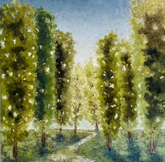 Always in my Dream-original abstract landscape oil painting- modern Artwork