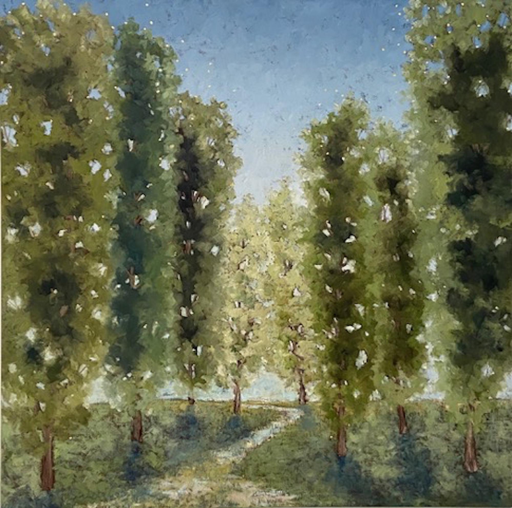 Figurative Painting di Kate Salenfriend - Always in my Dream-original abstract landscape oil painting- modern Artwork