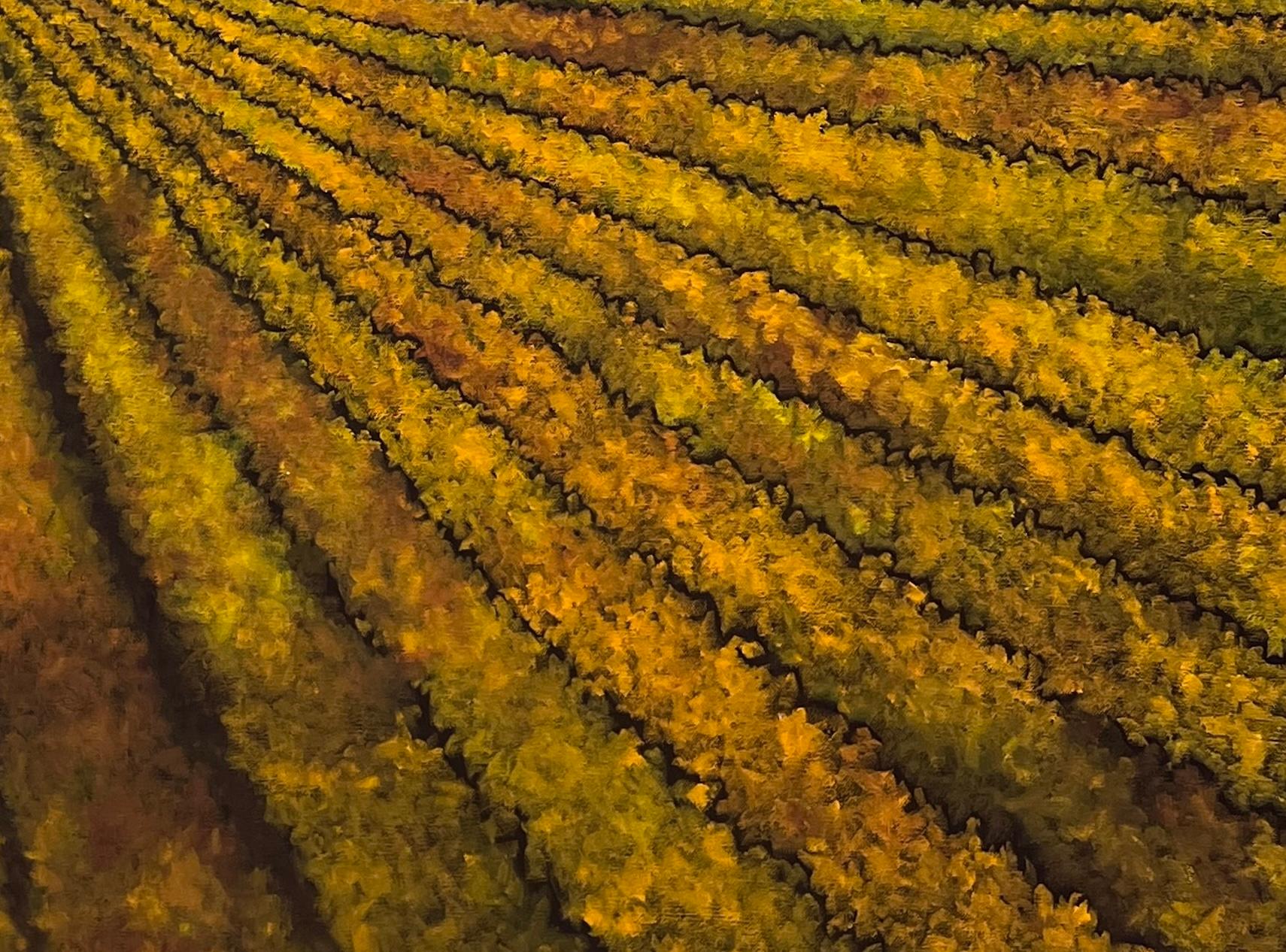 Otoño 4946 - Landscape Painting Oro de Kate Salenfriend