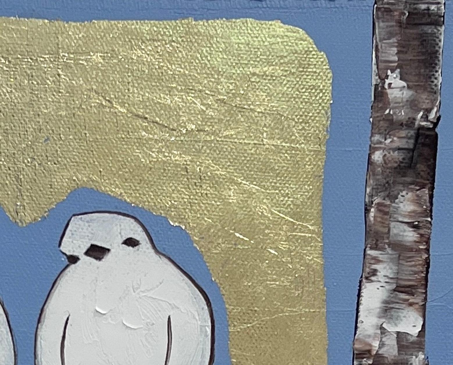 Contact 4954 - Contemporary Painting by Kate Salenfriend