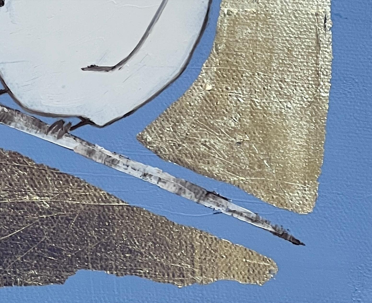 In volo 4955 - Animal Painting Oro di Kate Salenfriend