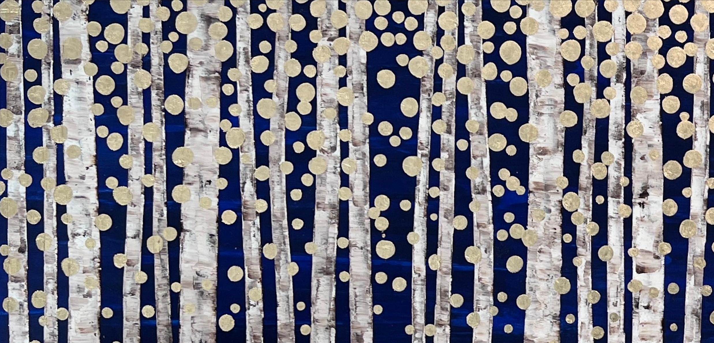 Night Sky 4926 - Painting by Kate Salenfriend