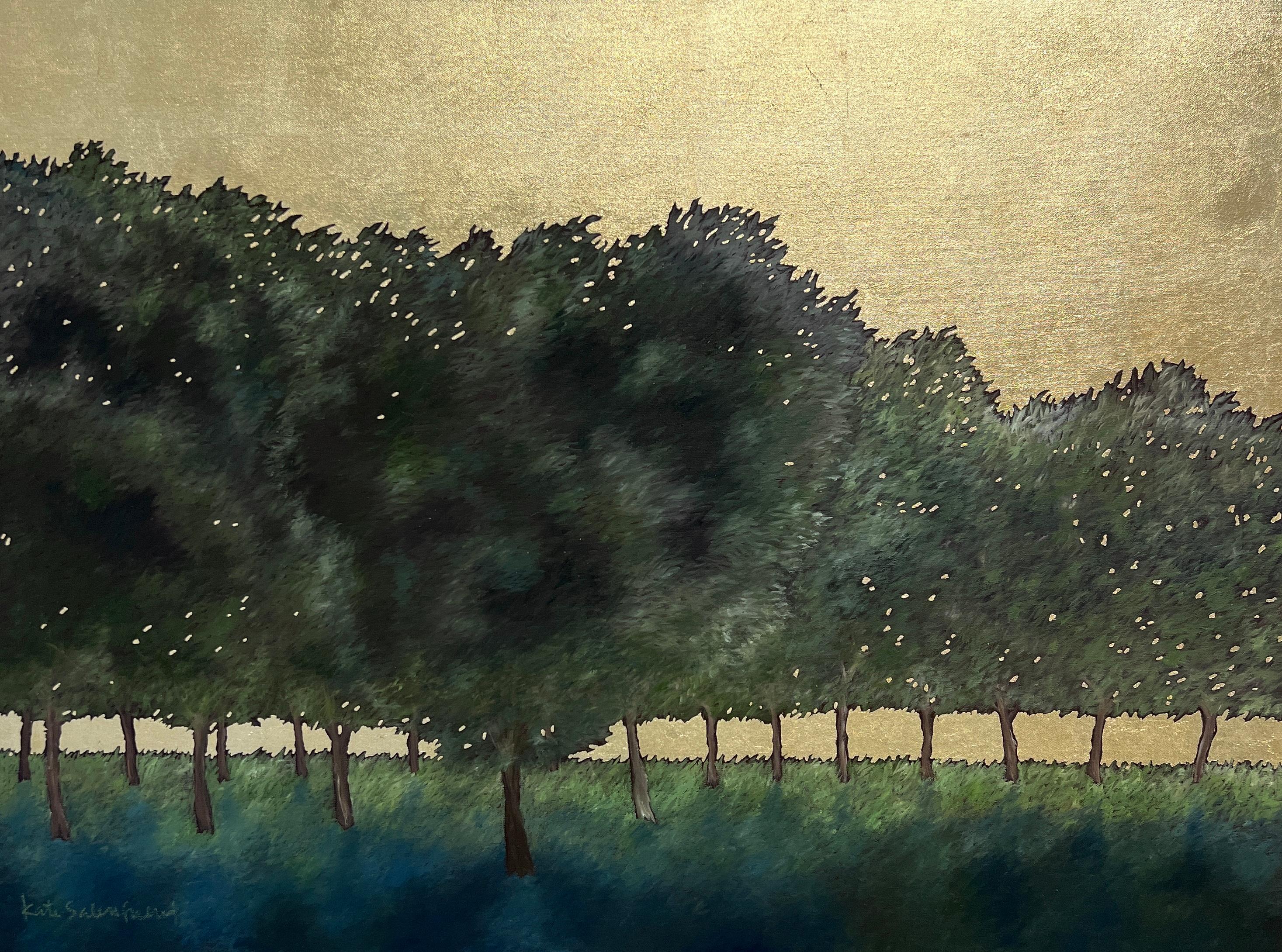 Kate Salenfriend Landscape Painting - Olive Grove 4872