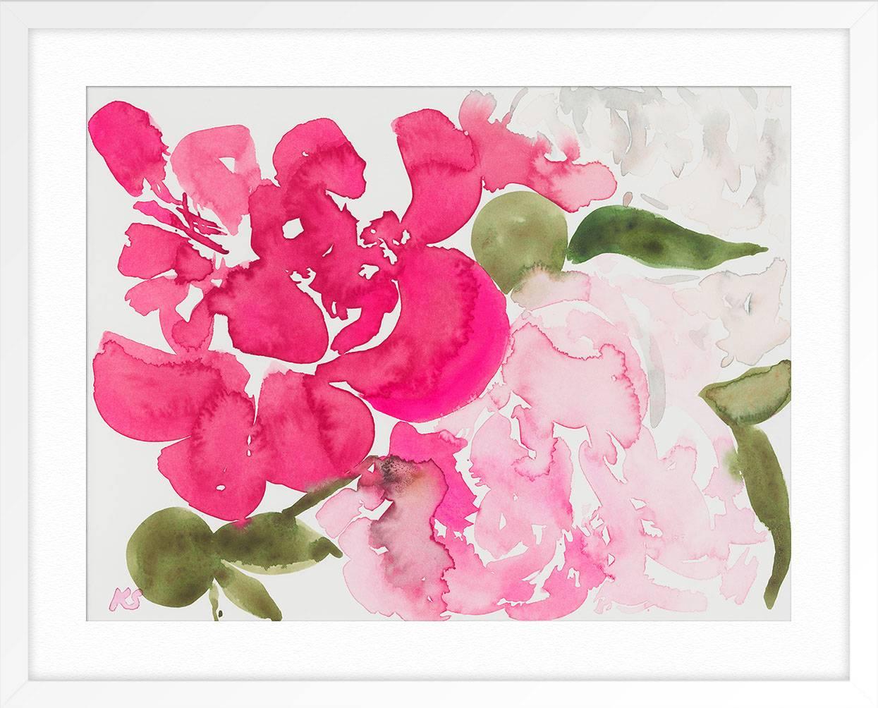 ABOUT THIS PIECE: Peonies was created as a special collaboration with domino Magazine. Kate's New York apartment was featured in the Spring 2016 issue of domino. She created Peonies for her living room and our gallery produced a limited edition