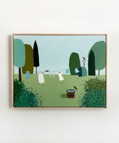 Delicates Hanging in the Blueberry Garden