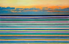Horizon by Kate Seaborne - contemporary seascape painting Blue Ocean