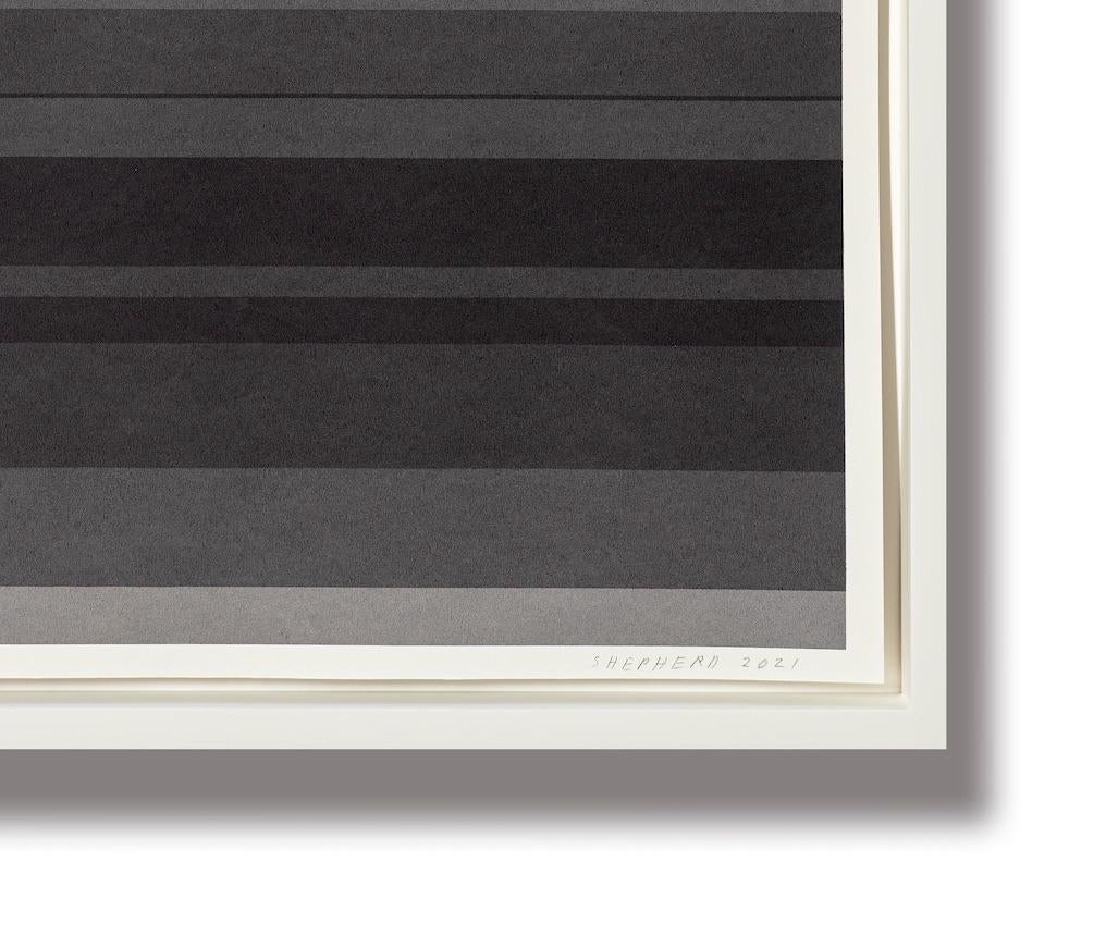 News #54 - Gray Abstract Print by Kate Shepherd