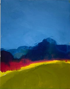 Mountain II, impressionistic landscape painting