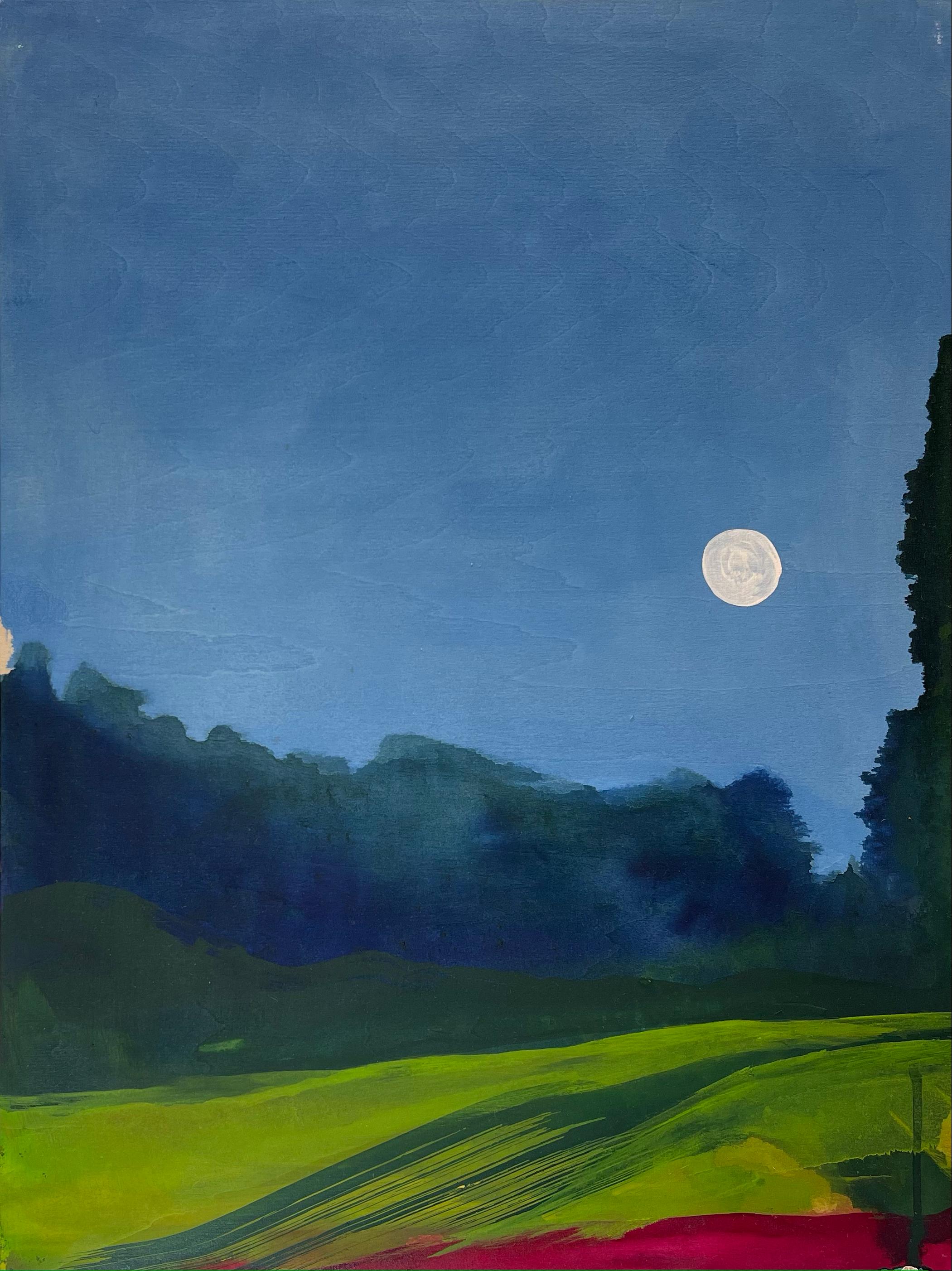 Kate Snow Landscape Painting - Sky/Equinox, impressionistic landscape painting
