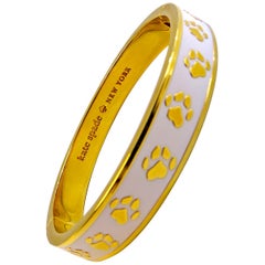 kate spade bangle gold Kate Spade 18 Karat Gold Plate Enamel