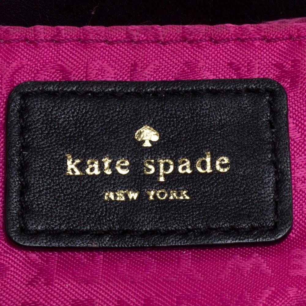 Kate Spade Black Leather Astor Court Naomi Crossbody Bag 5