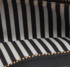 Kate Spade Black Leather Bifold Flap Wallet