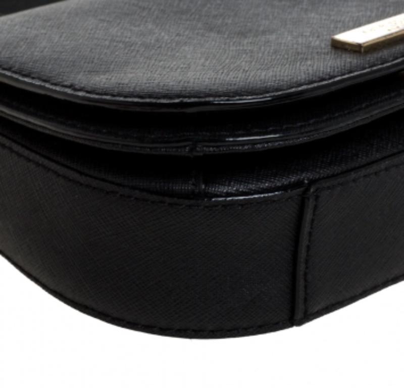 Bolso Crossbody Nadine de piel negra Kate Spade en venta 1