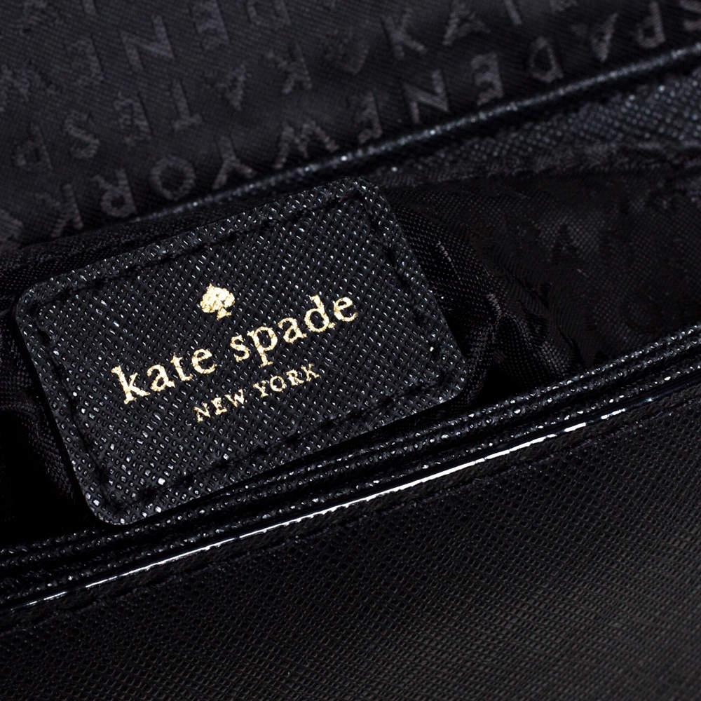 Kate Spade Nadine Umhängetasche aus schwarzem Leder 4
