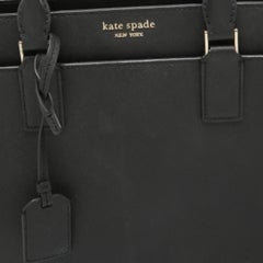 Kate Spade Schwarzes Leder New York Cameron Street Tragetasche