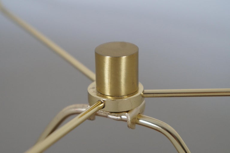 Kate Spade Black Porcelain and Brass Round Cylinder Table Lamp NWT For