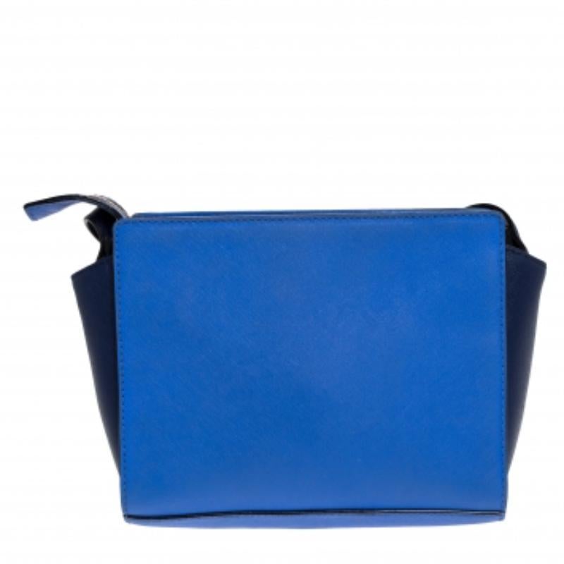 Kate Spade Borsa a tracolla Cedar Street in pelle blu In condizioni discrete in vendita a Dubai, Al Qouz 2