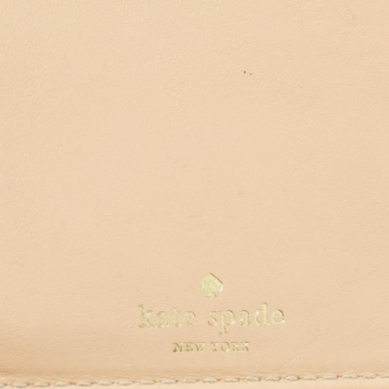 Bolso organizador con cremallera de piel azul Kate Spade en venta 5
