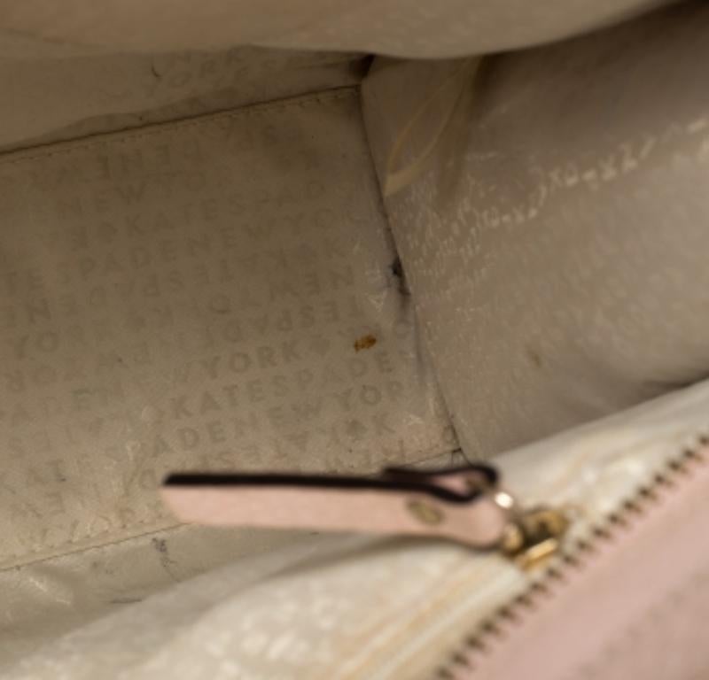 Kate Spade Blush Pink Leather Satchel For Sale 2