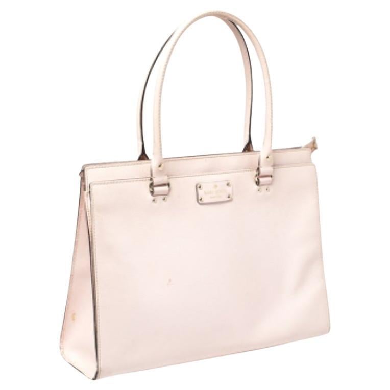 Kate Spade Blush Pink Leather Satchel For Sale