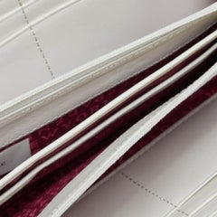 Kate Spade Burgundy Leather Bow Zip Around Wallet