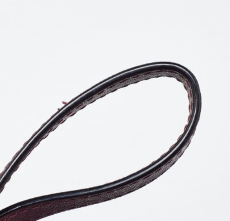 Kate Spade sac à bandoulière à rabat en cuir bordeaux en vente 3