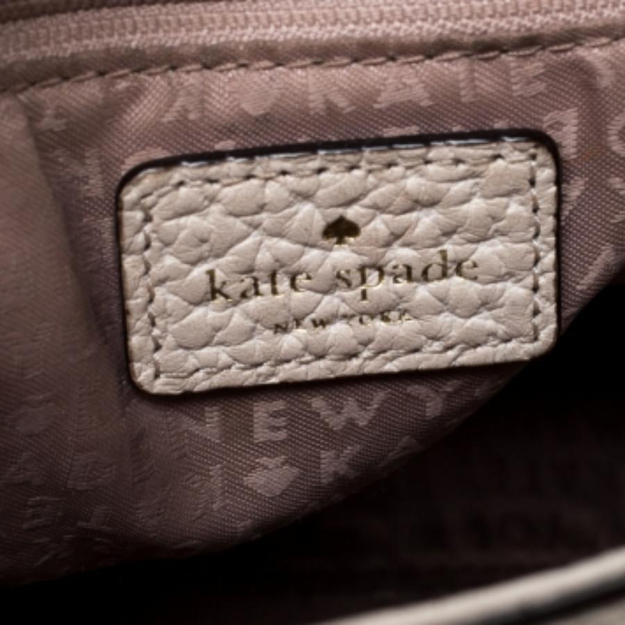 Bolso de asa superior Kate Spade Tallulah Everett Way de piel color crema en venta 1