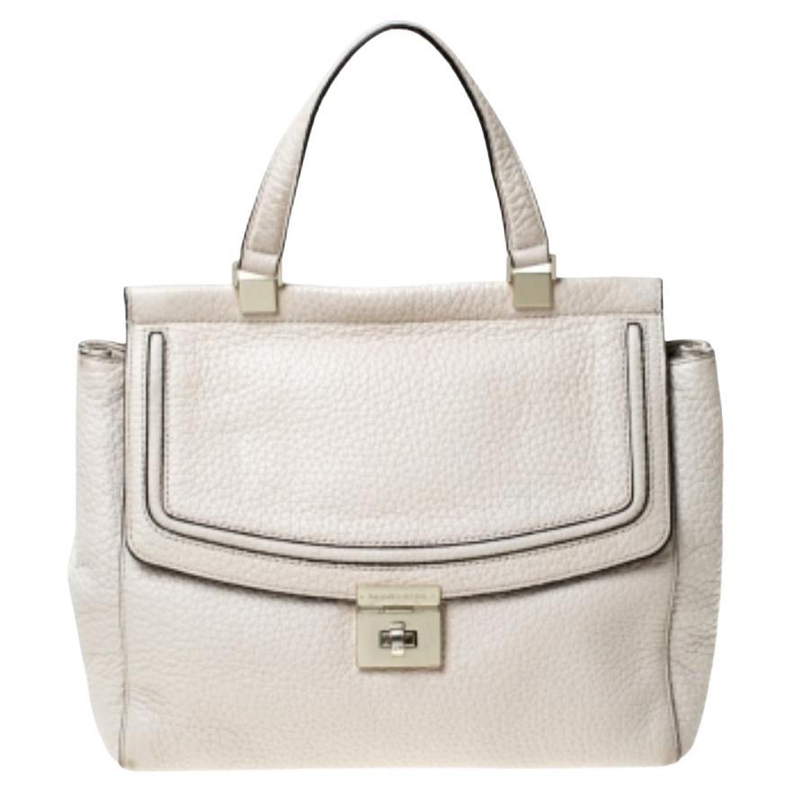 Kate Spade Borsa in pelle color crema Tallulah Everett Way con manico superiore
