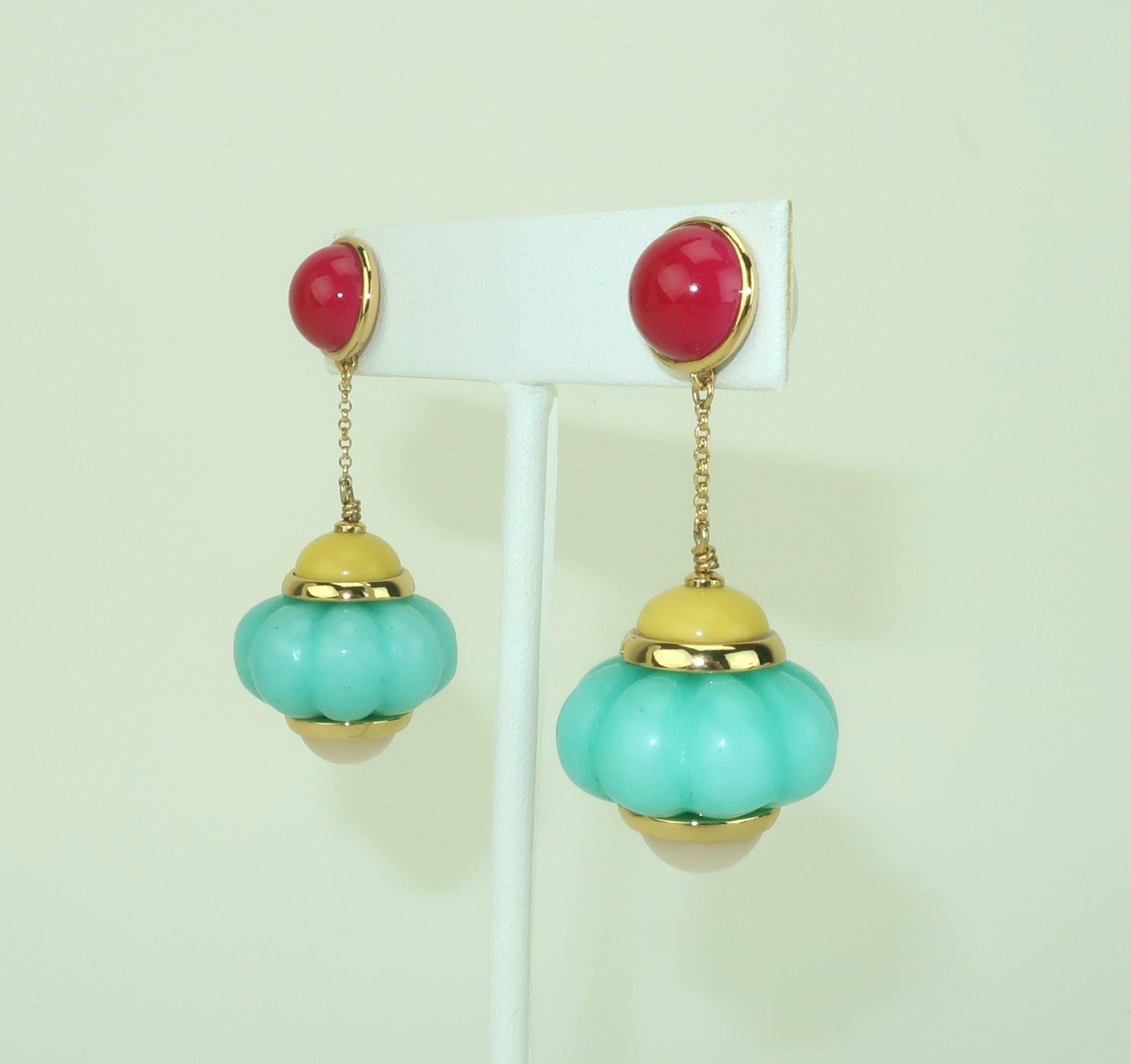 Retro KATE SPADE Drop Dangle Earrings