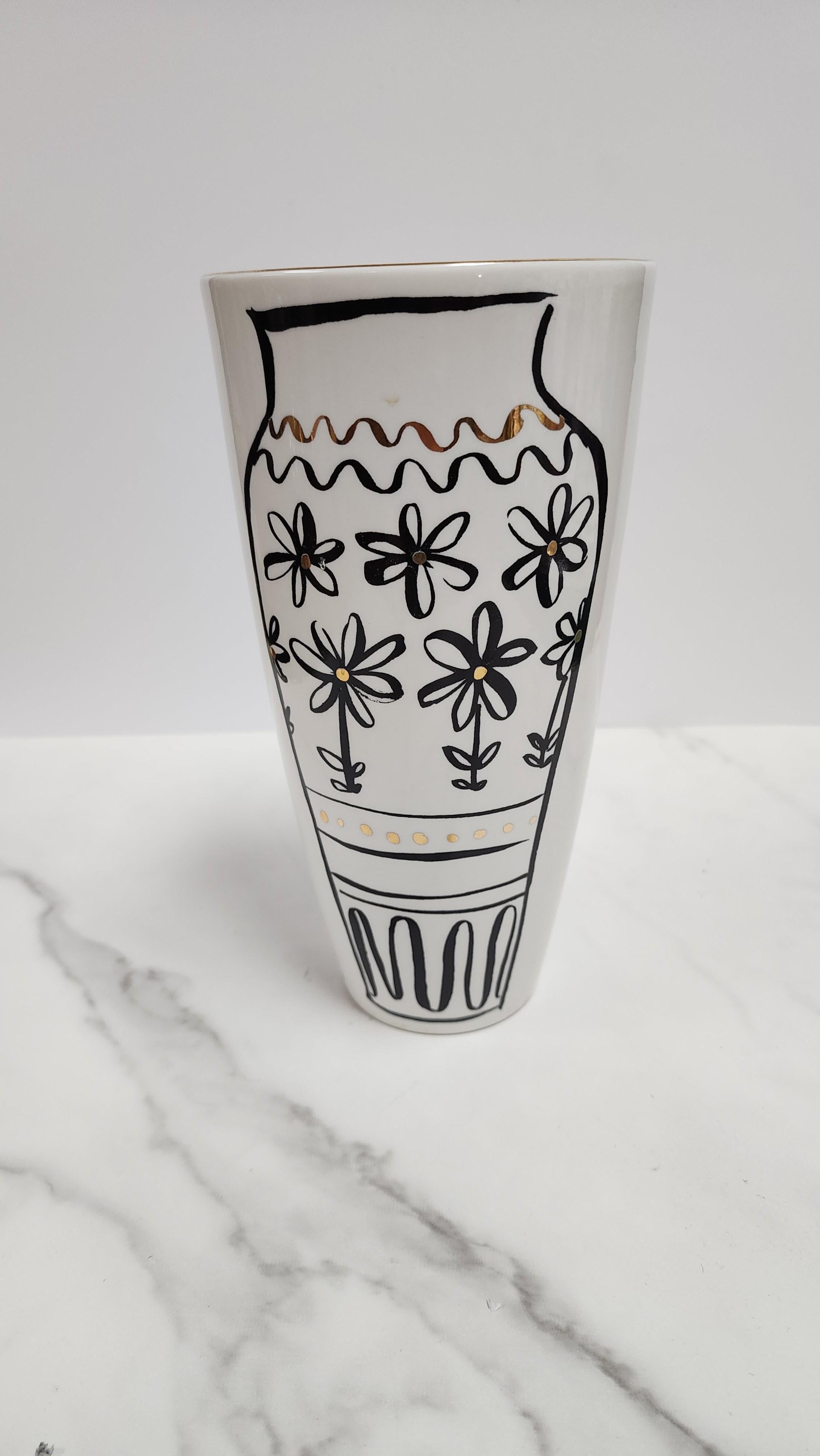 XXIe siècle et contemporain Vase Chinoiserie Kate Spade pour Lenox en vente