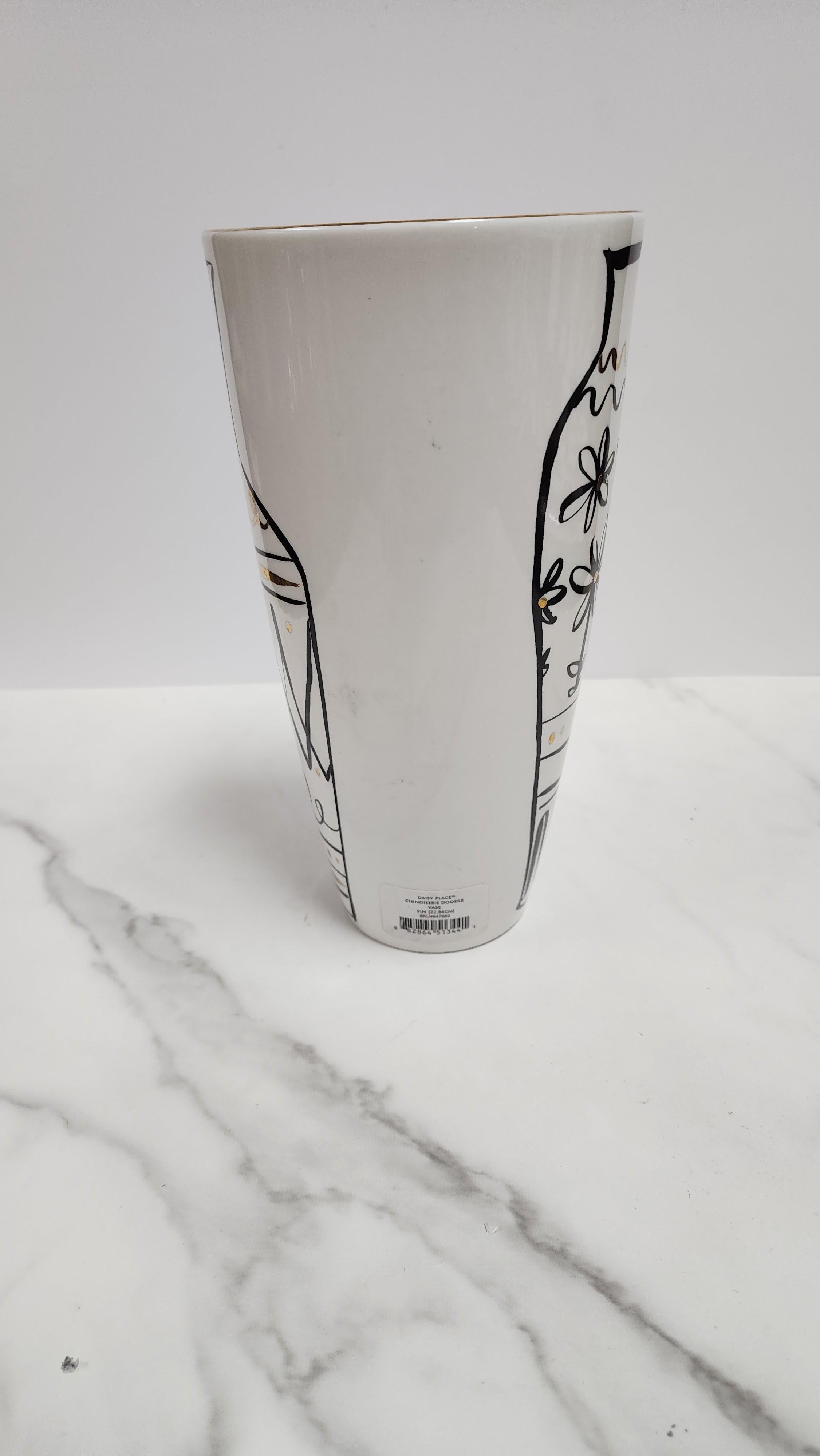 Contemporary Kate Spade for Lenox Chinoiserie Vase For Sale