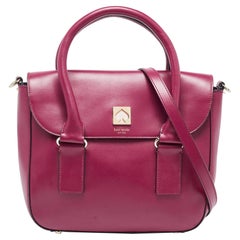 Kate Spade Fuchsia Leather Satchel