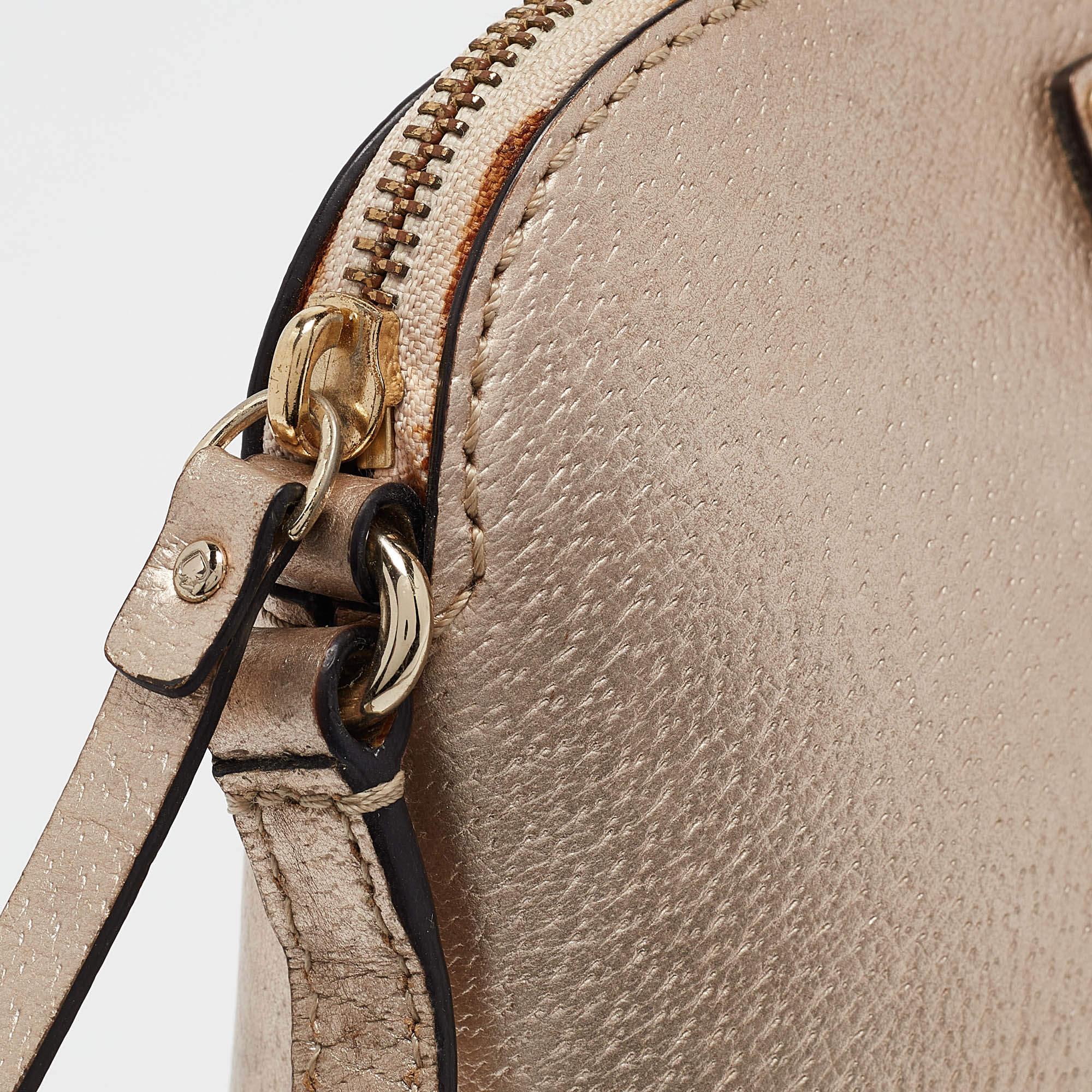 Bolso cruzado Kate Spade Wellesley Hanna de piel dorada en venta 1