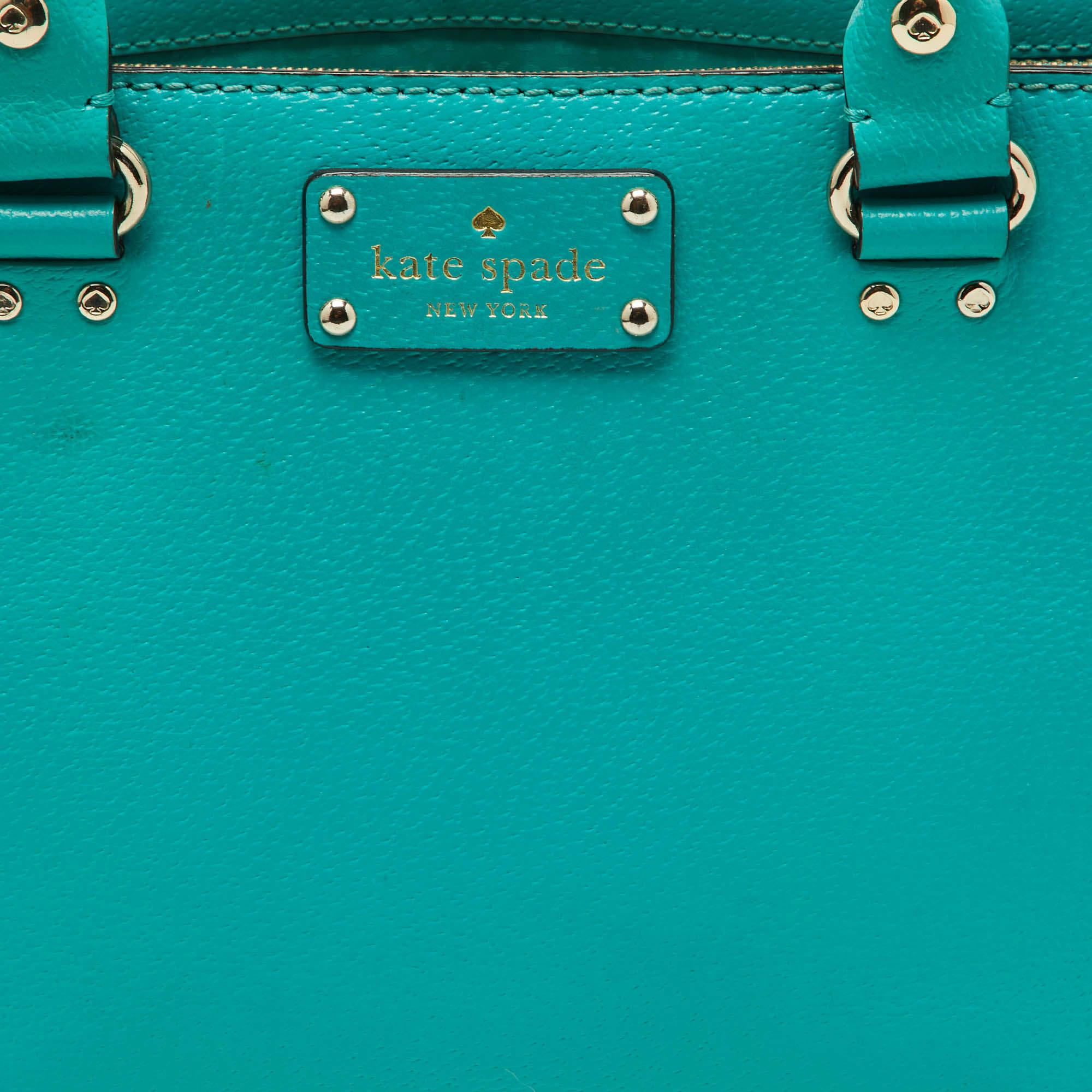 Donna Kate Spade Tote in pelle verde in vendita