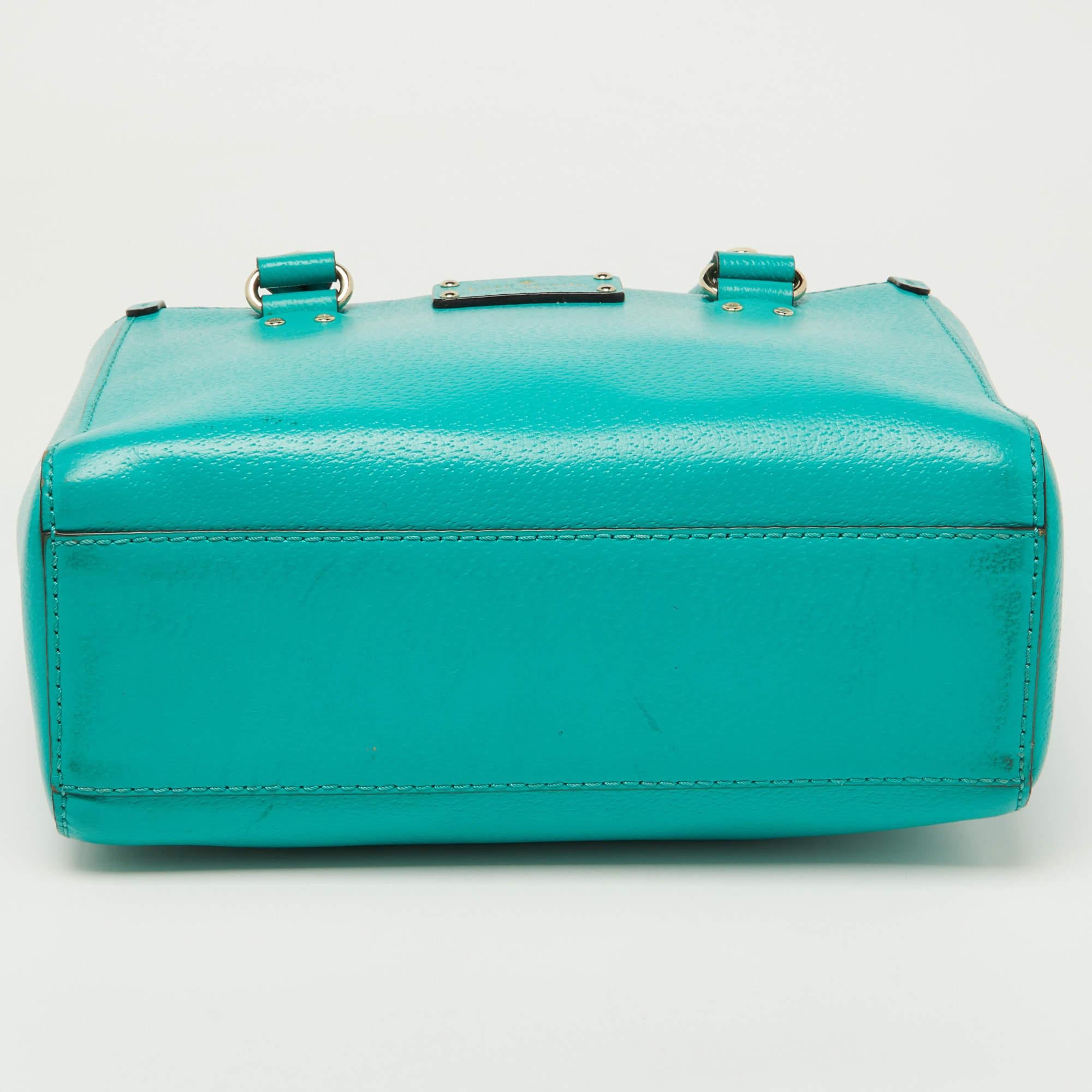 Kate Spade Tote in pelle verde in vendita 4