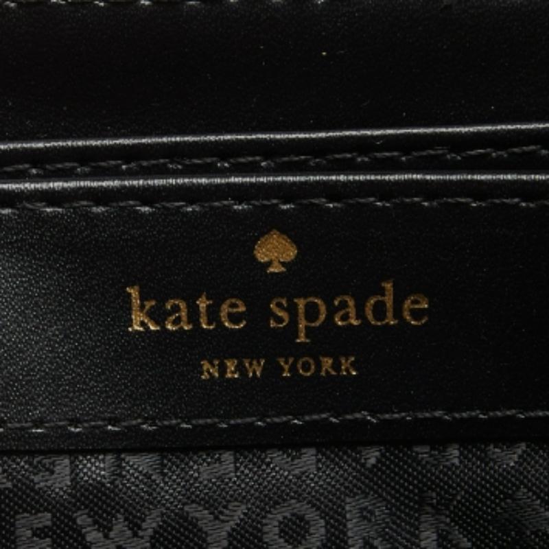 Gray Kate Spade Grey Briar Lane Quilted Leather Neda Zip Around Wallet For Sale