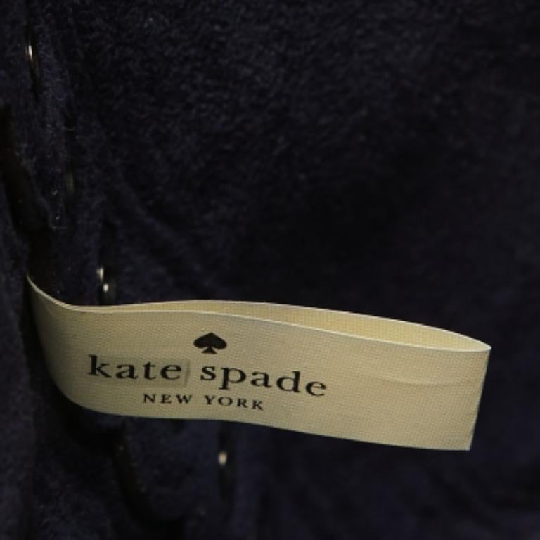 Kate Spade Borsa a secchiello Libby di Atlantic Avenue in pelle grigia con applicazioni floreali in vendita 5