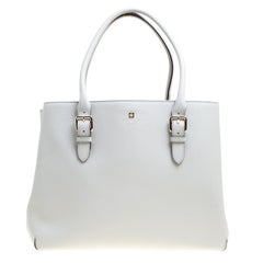 Kate Spade Grey Leather Cove Street Airel Tote