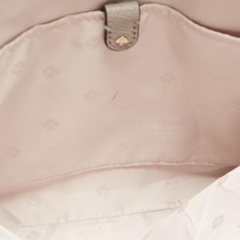 Grigio Kate Spade, la borsa grande Margaux in pelle grigia in vendita