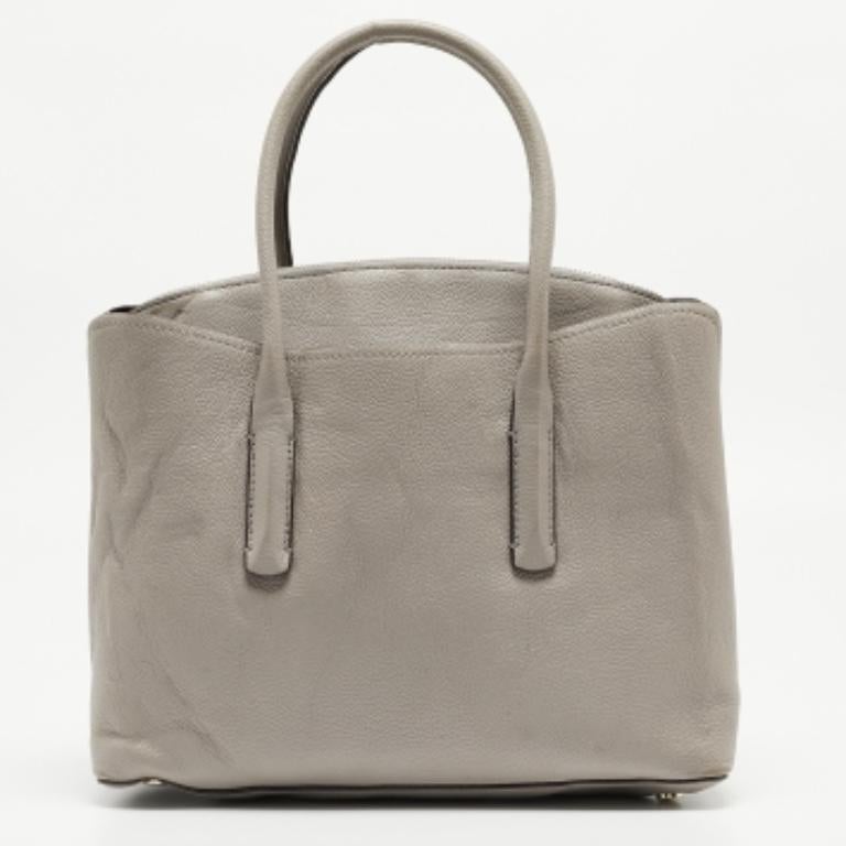 Kate Spade, la borsa grande Margaux in pelle grigia in vendita 4