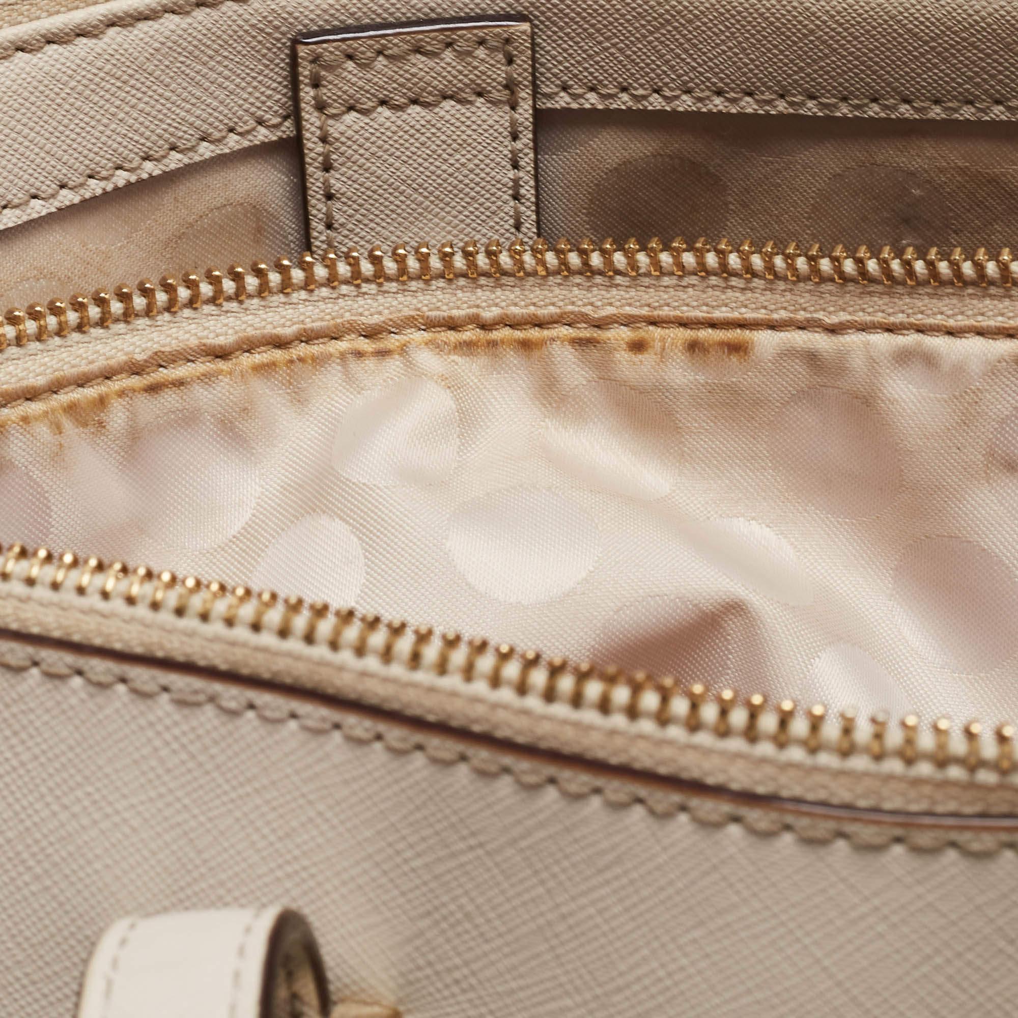 Kate Spade Hell Beige Leder Cedar Street Jensen Tote im Angebot 5
