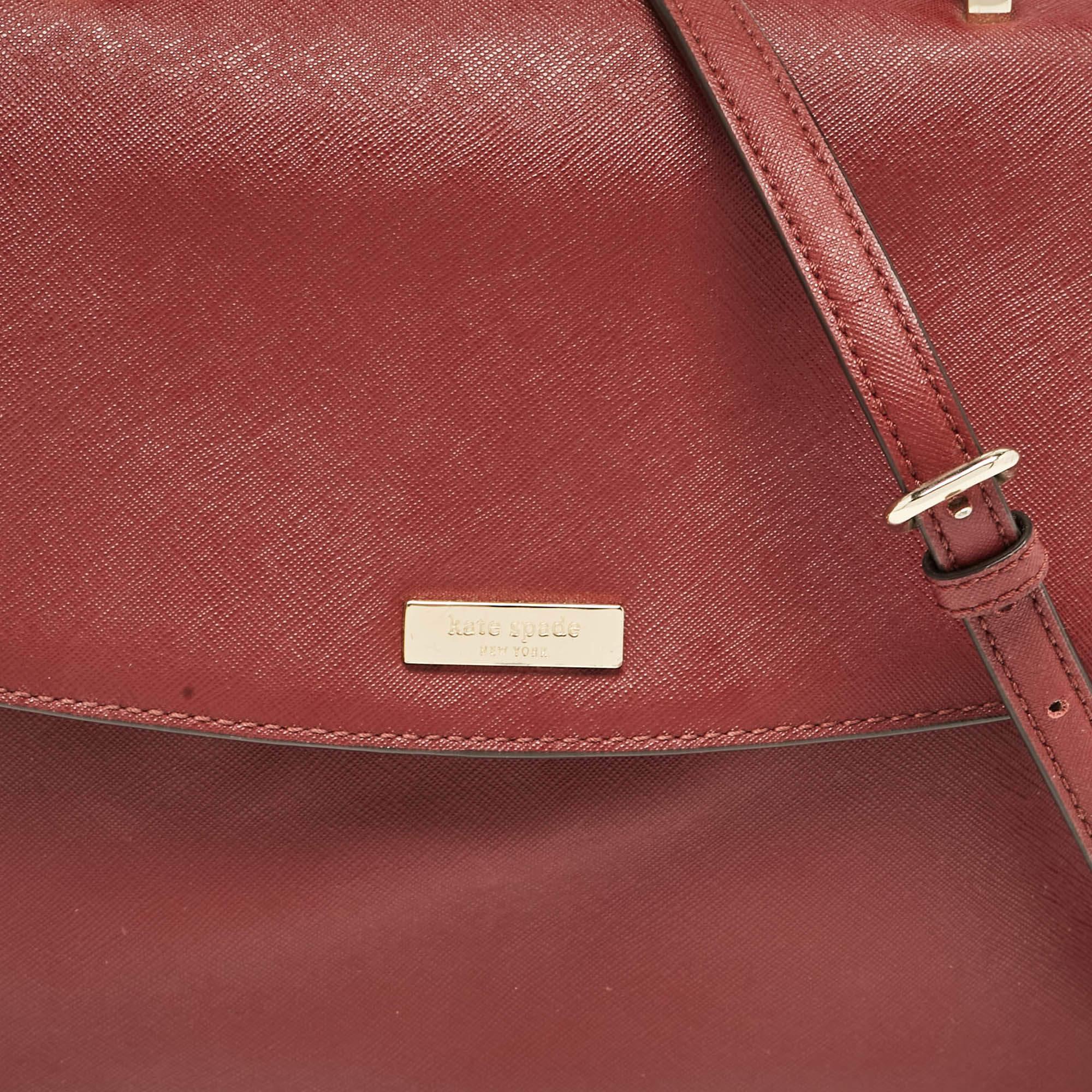 Kate Spade Sac à poignée Way Lilah en cuir marron Pour femmes en vente