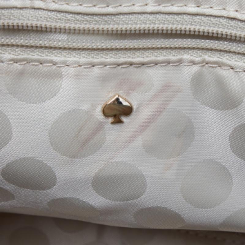 Kate Spade sacoche en cuir festonné vert menthe en vente 2