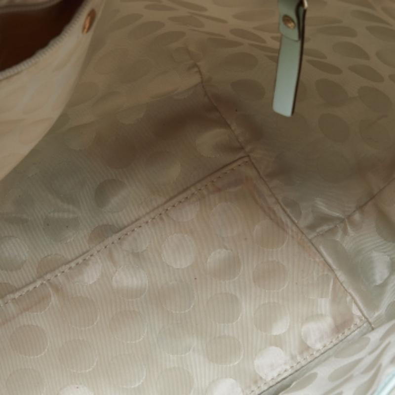 Kate Spade sacoche en cuir festonné vert menthe en vente 4