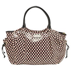 Kate Spade Multicolor Coated Canvas Polka Dots Stevie Tote