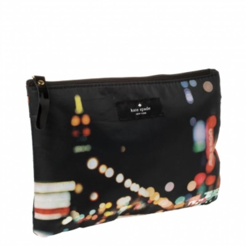 Women's Kate Spade Multicolor Nylon Zipped Pouch For Sale
